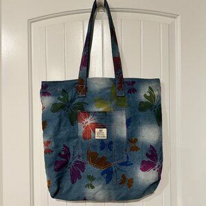 Urban Outfitters BDG Denim Butterfly Tote